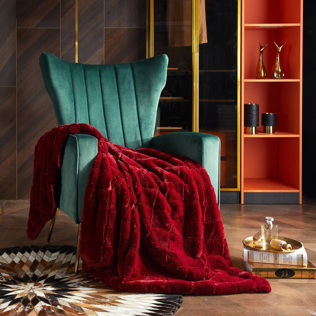 Dorm Decor Blanket Utopia Red Blanket Sofa Blanket TV 