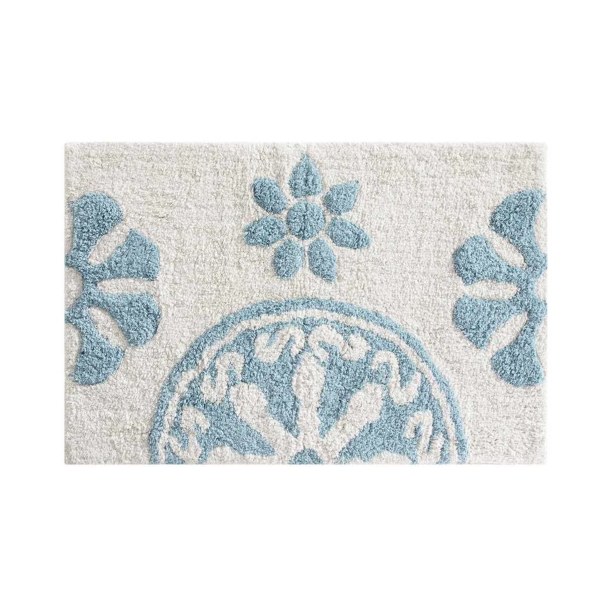 Chic-Home-Sarabi Plush Tufted Cotton Bathroom Rug-