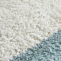 Chic-Home-Laudine Two-Tone Plush Cotton Large Bathroom Rug-