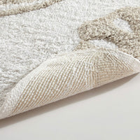 Chic-Home-Sarabi Plush Tufted Cotton Bathroom Rug-