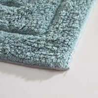 Chic-Home-Greyson 2 Piece Plush Cotton Bath Rug Set-