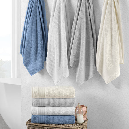 Chic Home Luxurious 2-Piece 100% Pure Turkish Cotton Bath Sheet Towels, 30  x68 , Woven Dobby, 1 unit - Foods Co.