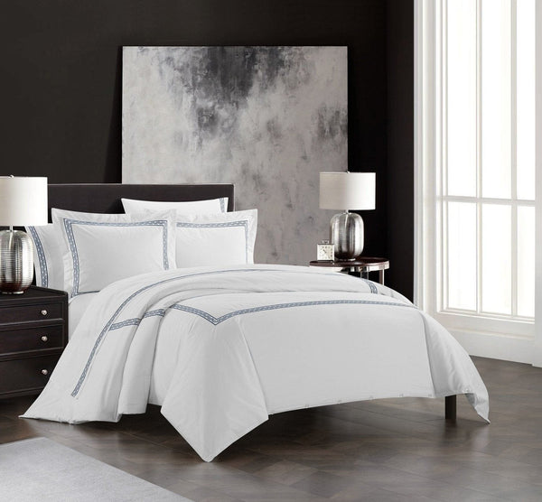 Chic Home Ella 7 Piece Cotton Duvet Cover Set 