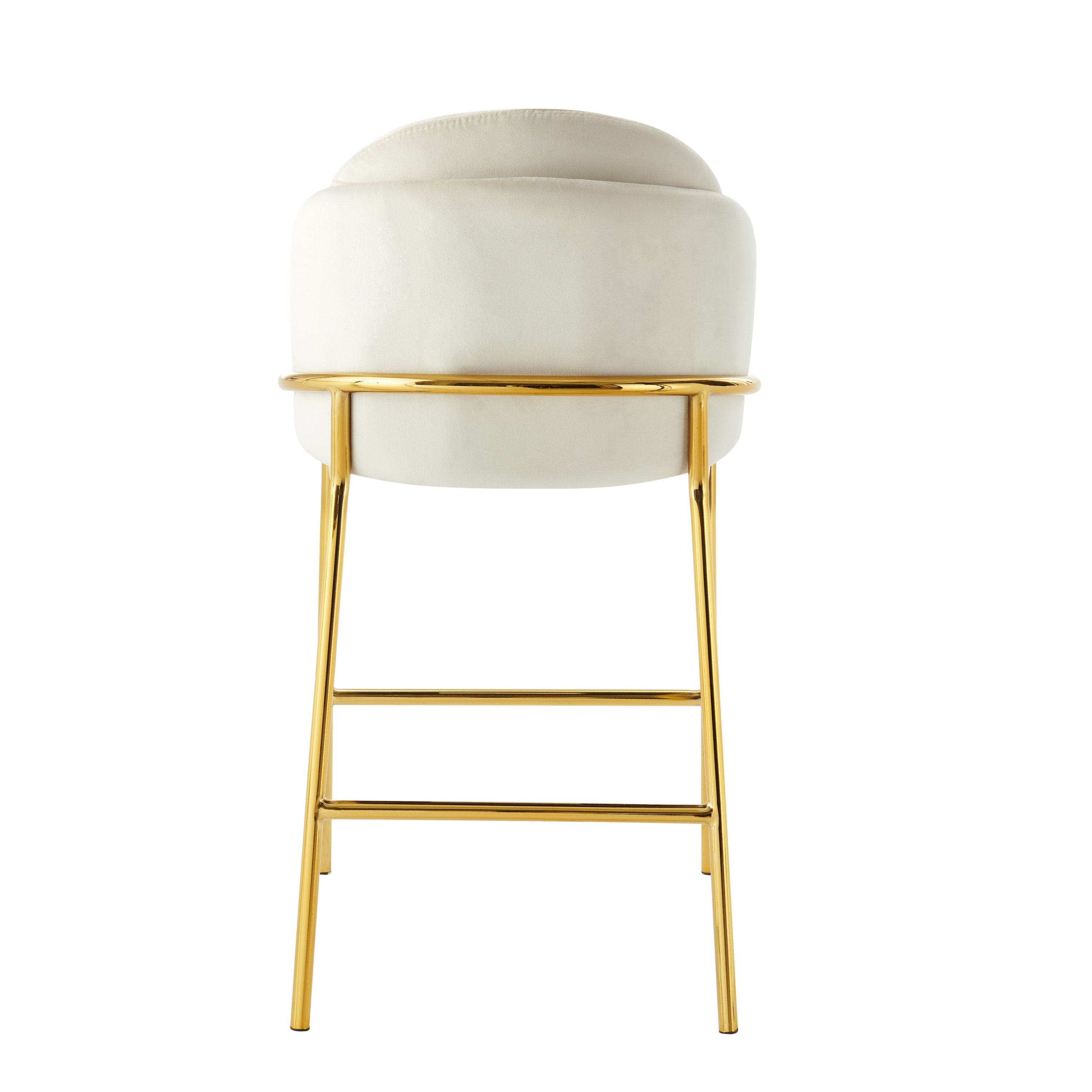 Counter stool velvet hot sale