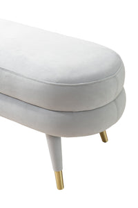 Iconic Home Lain Velvet Bench 