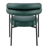 Iconic Home Trousdale Faux Leather Dining Chair 