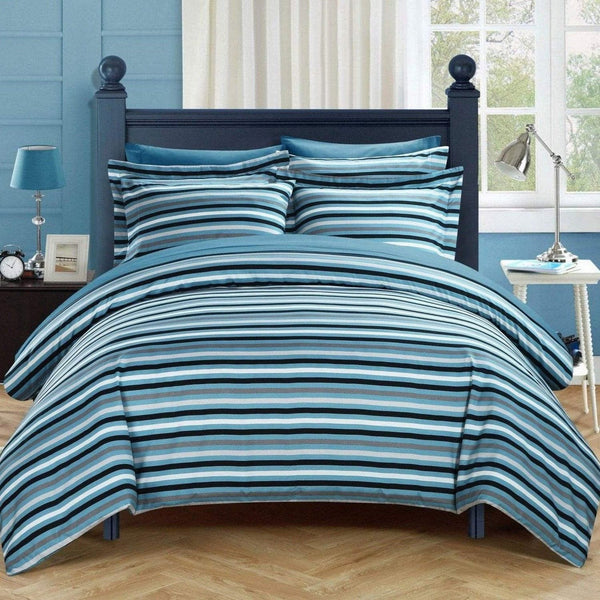 Chic Home Alyssa 9 Piece Reversible Duvet Cover Set 