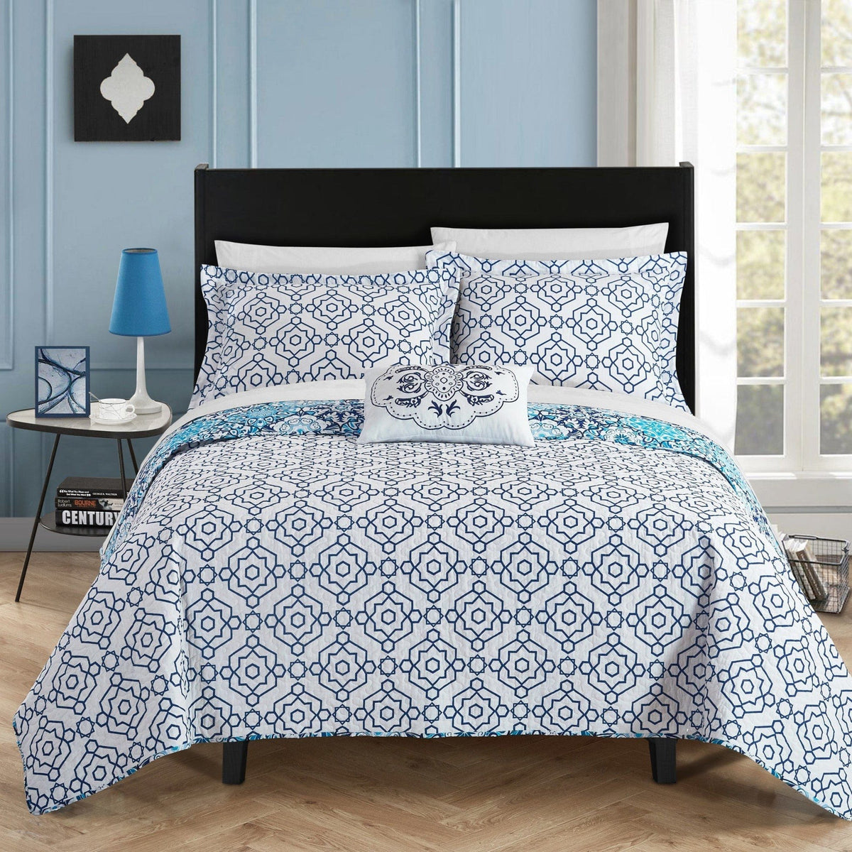 Chic Home Angel 8 Piece Cotton Quilt Set 