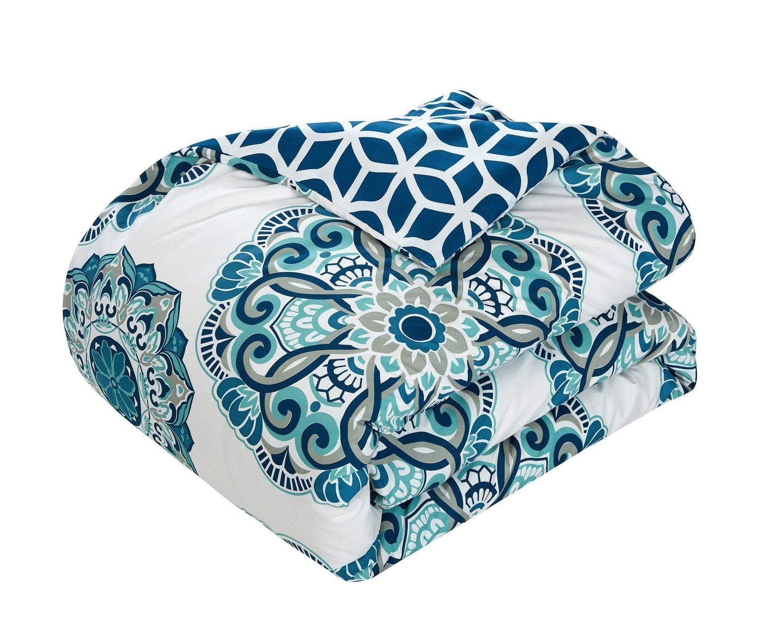 Chic Home Barcelona 8 Piece Reversible Boho Paisley Comforter Set