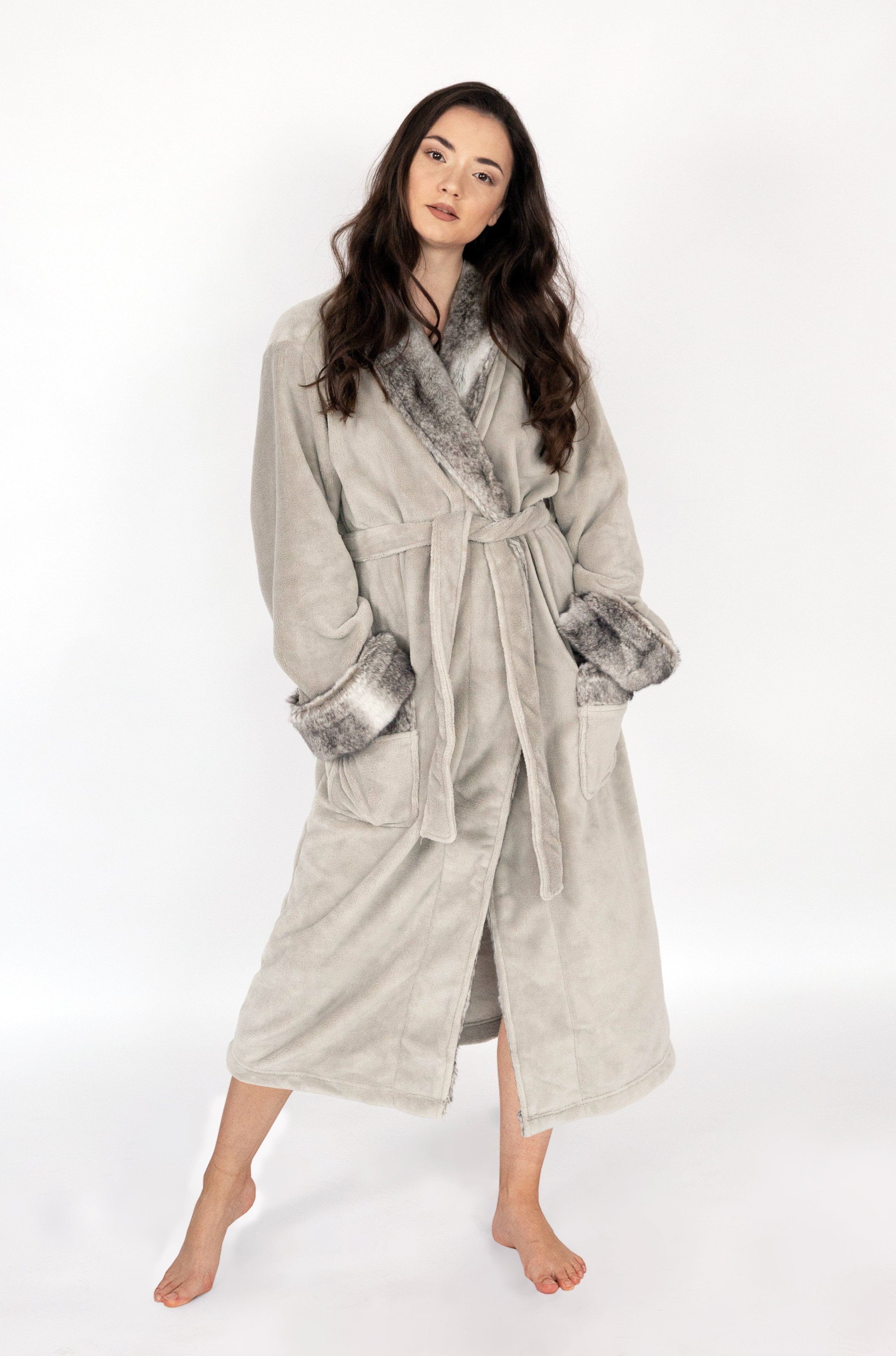 Hue cozy sherpa hot sale fleece cardigan robe