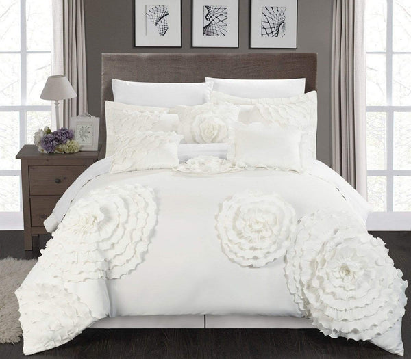 Chic Home Belinda 11 Piece Floral Comforter Set 