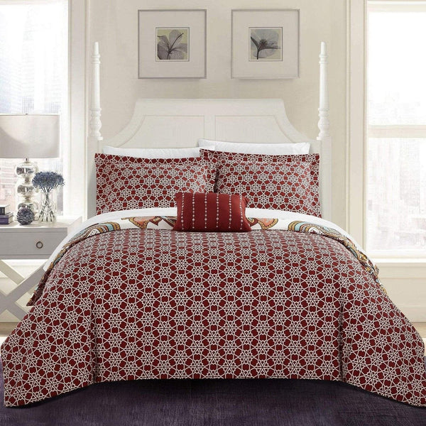 Chic Home Belmont 4 Piece Cotton Duvet Cover Set 