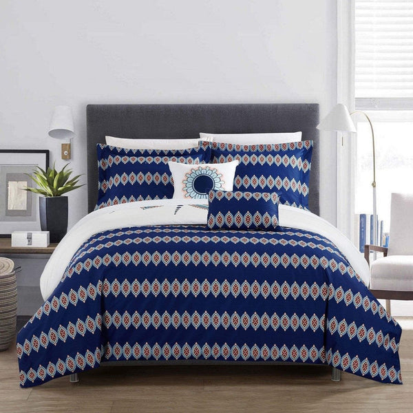 Chic Home Bethany 5 Piece Cotton Comforter Set 