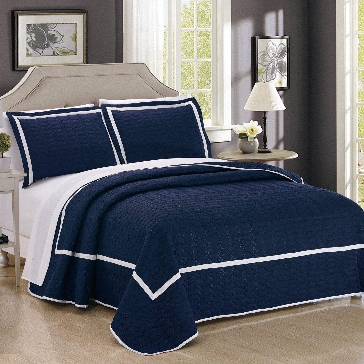 Chic Home Birmingham 3 shops Piece King Quilt Set Bedding