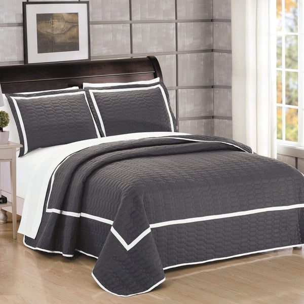 Chic Home Birmingham 7 Piece Hotel Quilt Set 