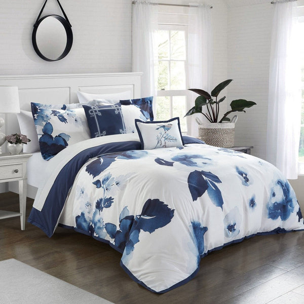 Chic Home Brookfield Garden 5 Piece Floral Comforter Set 