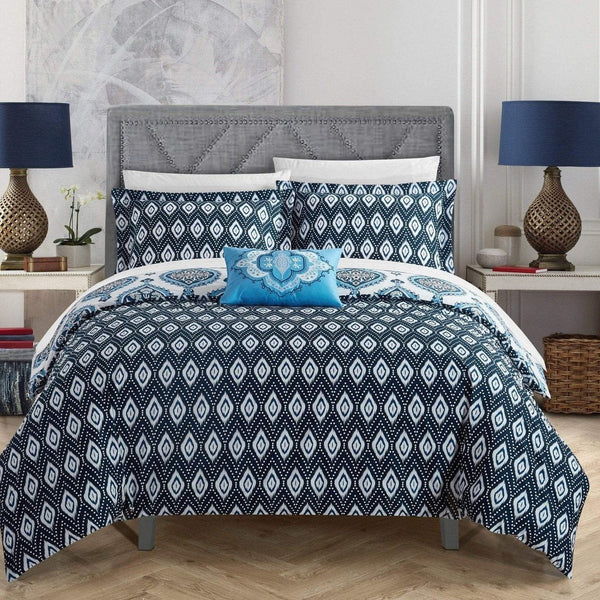 Chic Home Cedar 8 Piece Cotton Duvet Cover Set 