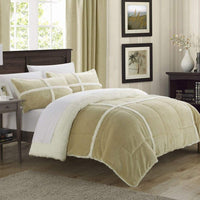 Chic Home Chloe 7 Piece Sherpa Comforter Set 