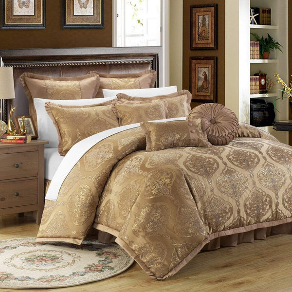 Chic Home Como 13 Piece Jacquard Comforter Set 