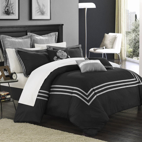 Chic Home Cosmo 12 Piece Hotel Comforter Set 