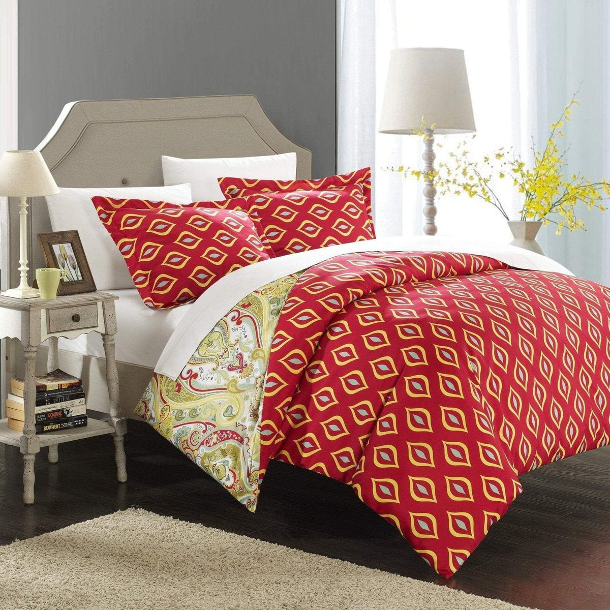 Chic Home Delhi 3 Piece Boho Duvet Cover Set 