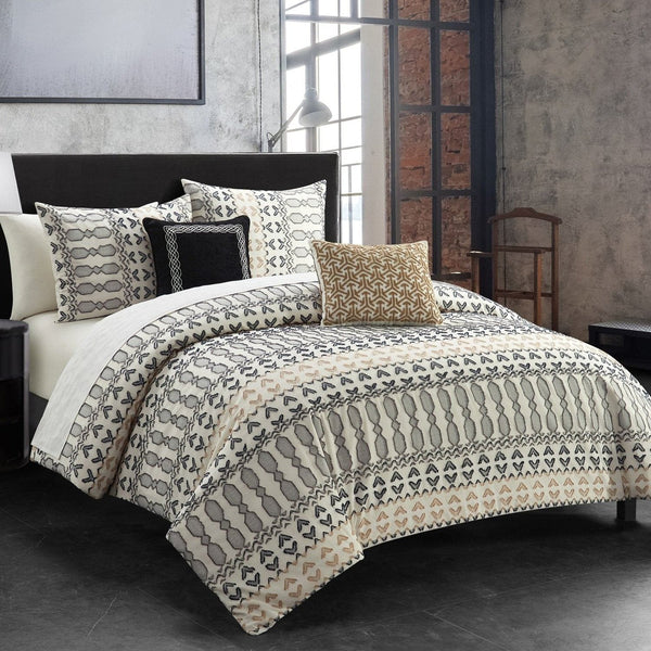 Chic Home Gabriella 5 Piece Cotton Comforter Set 