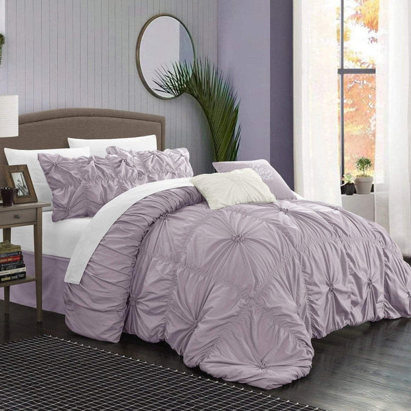 Chic Home Halpert 6 Piece Floral Comforter Set 