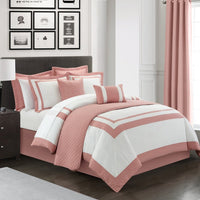 Chic Home Hortense 12 Piece Comforter and Quilt Set 