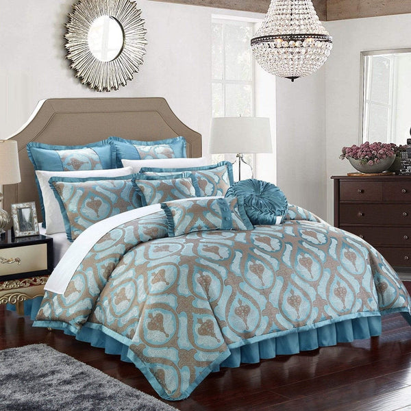 Chic Home Jodamo 13 Piece Jacquard Comforter Set 