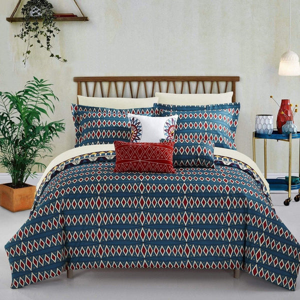 Chic Home Johannesburg 10 Piece Boho Comforter Set 