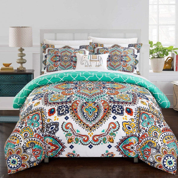 Chic Home Karen 4 Piece Boho Duvet Cover Set Twin