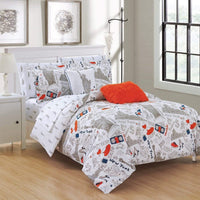 Chic Home Liberty 9 Piece Reversible Comforter Set 