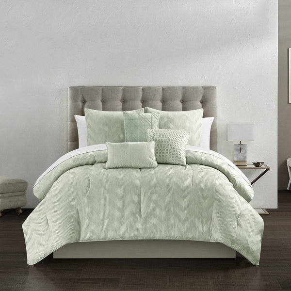 Chic Home Meredith 10 Piece Plush Comforter Set Green