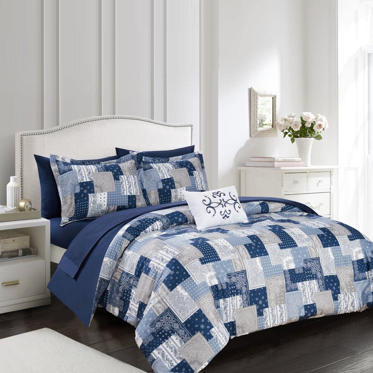 Chic Home Millennia 8 Piece Reversible Boho Comforter Set Bedding