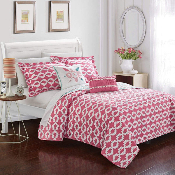 Chic Home Millie 5 Piece Reversible Quilt Set 