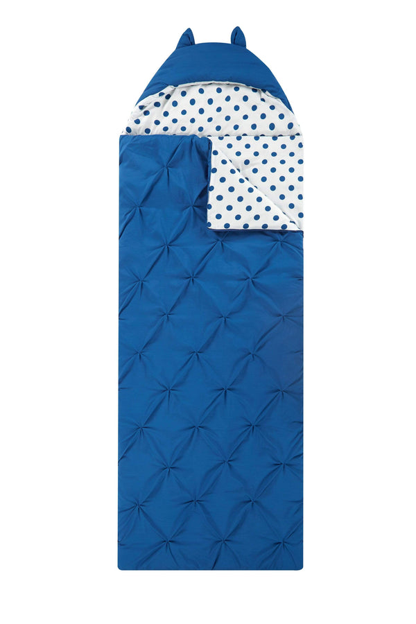 Chic Home Oscar Polka Dot Sleeping Bag with Hood Zipper Closure 