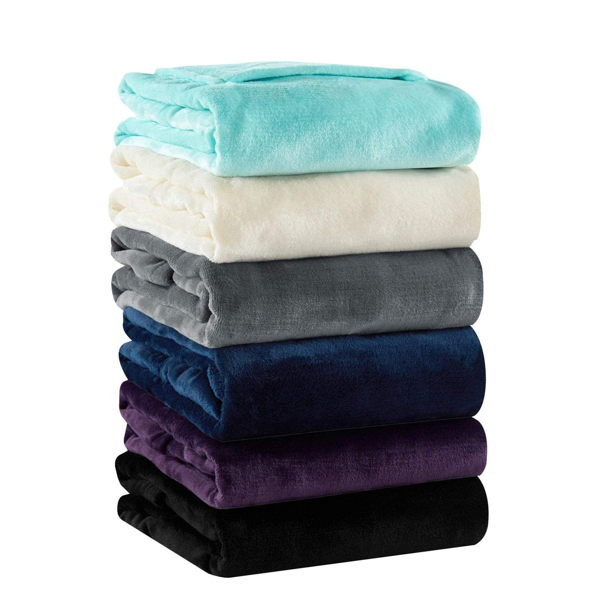 Chic Home Pedra Plush Flannel Fleece Wrap With Socks 