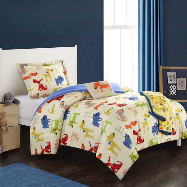 Chic Home Pet Land 5 Piece Kids Comforter Set 