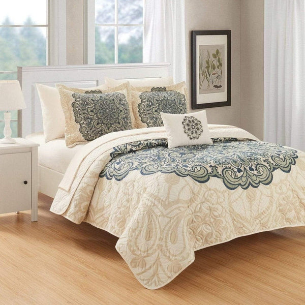 Chic Home Raina 8 Piece Boho Quilt Set 