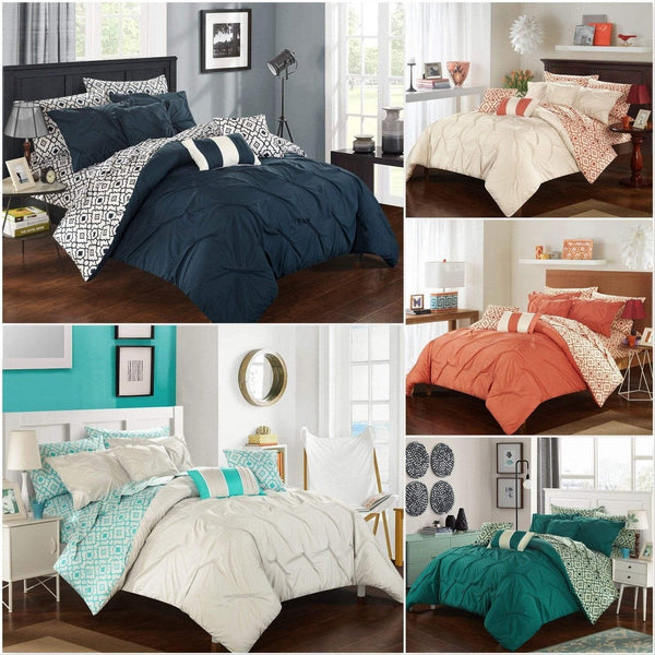 Chic Home Sabrina 10 Piece Reversible Comforter Set 