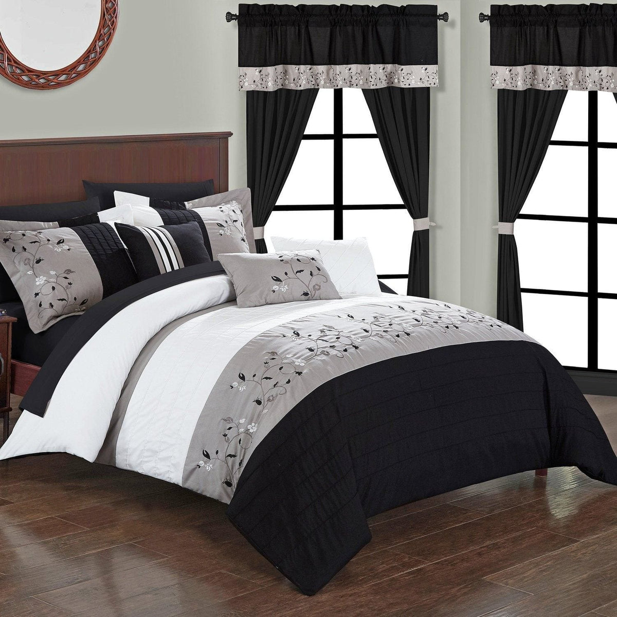 Chic Home Sonita 20 Piece Floral Comforter Set 