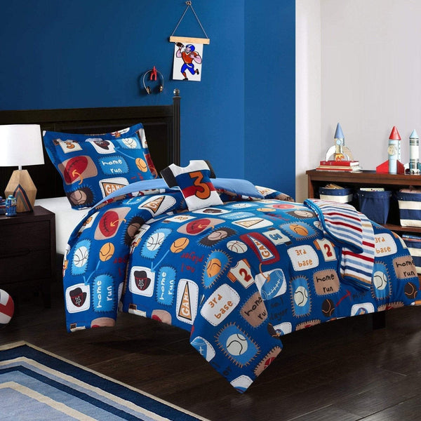 Chic Home Sport Camp 5 Piece Kids Comforter Set 