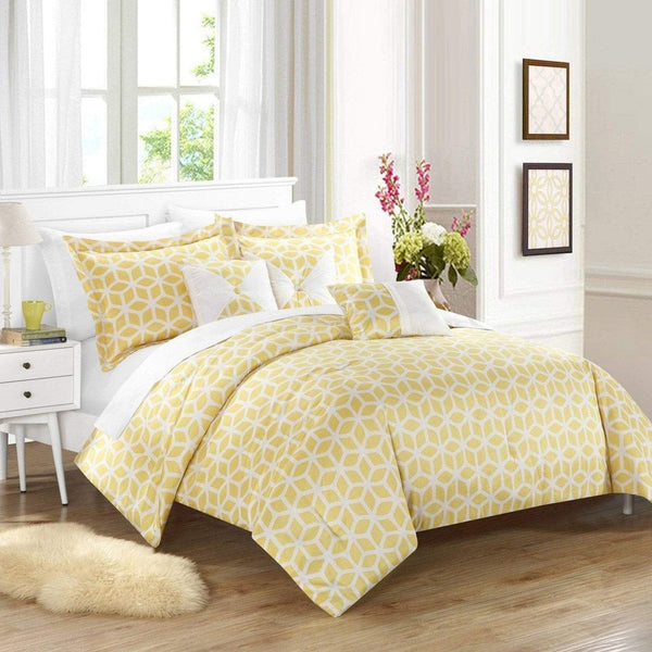 Chic Home Stefanie 10 Piece Reversible Comforter Set 