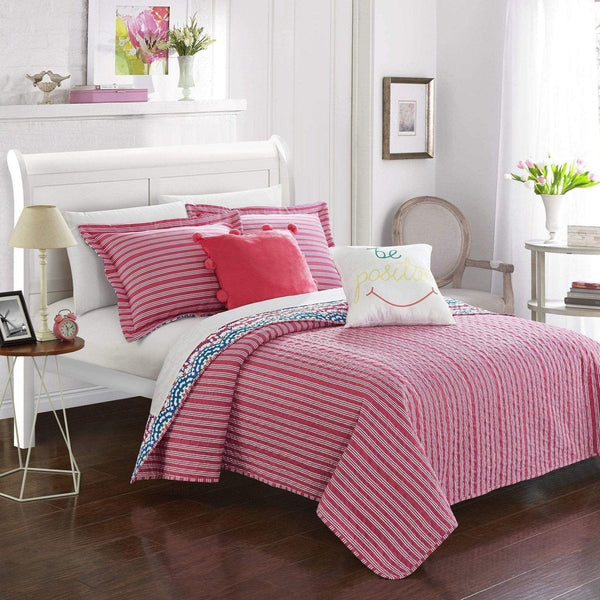 Chic Home Tristan 5 Piece Boho Quilt Set 