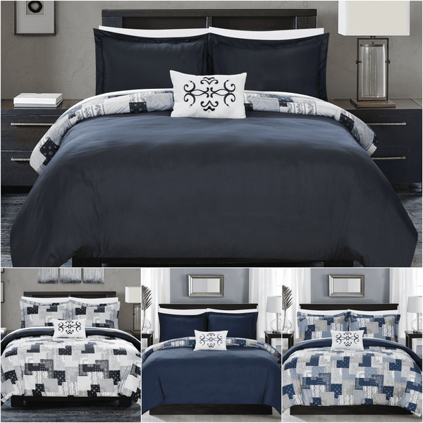 Chic Home Utopia 4 Piece Boho Duvet Cover Set 