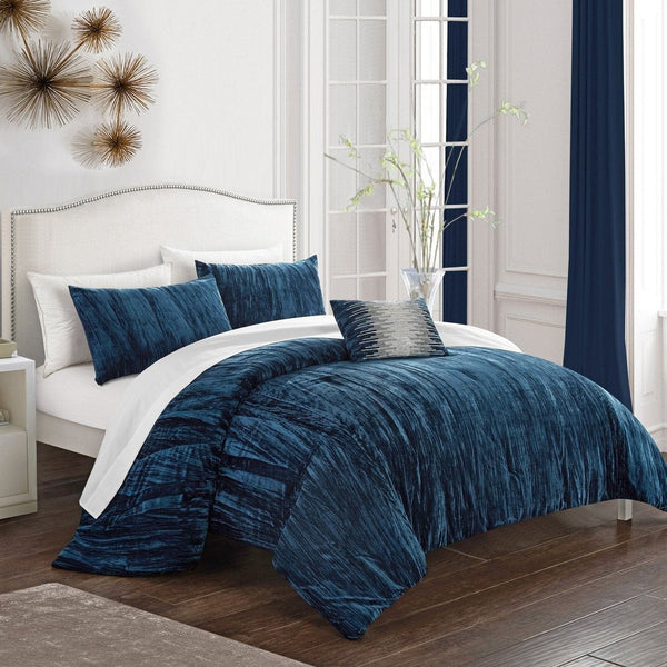 Chic Home Westmont 8 Piece Velvet Comforter Set 