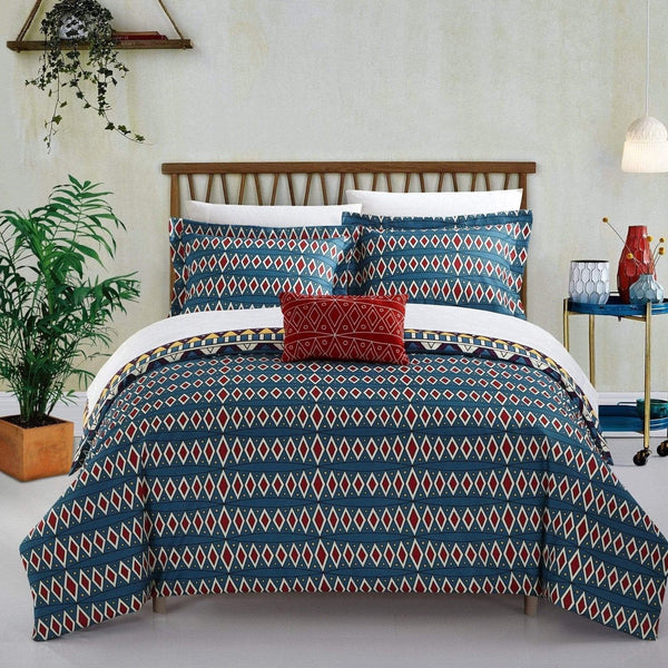 Chic Home Zaiden 4 Piece Boho Duvet Cover Set 