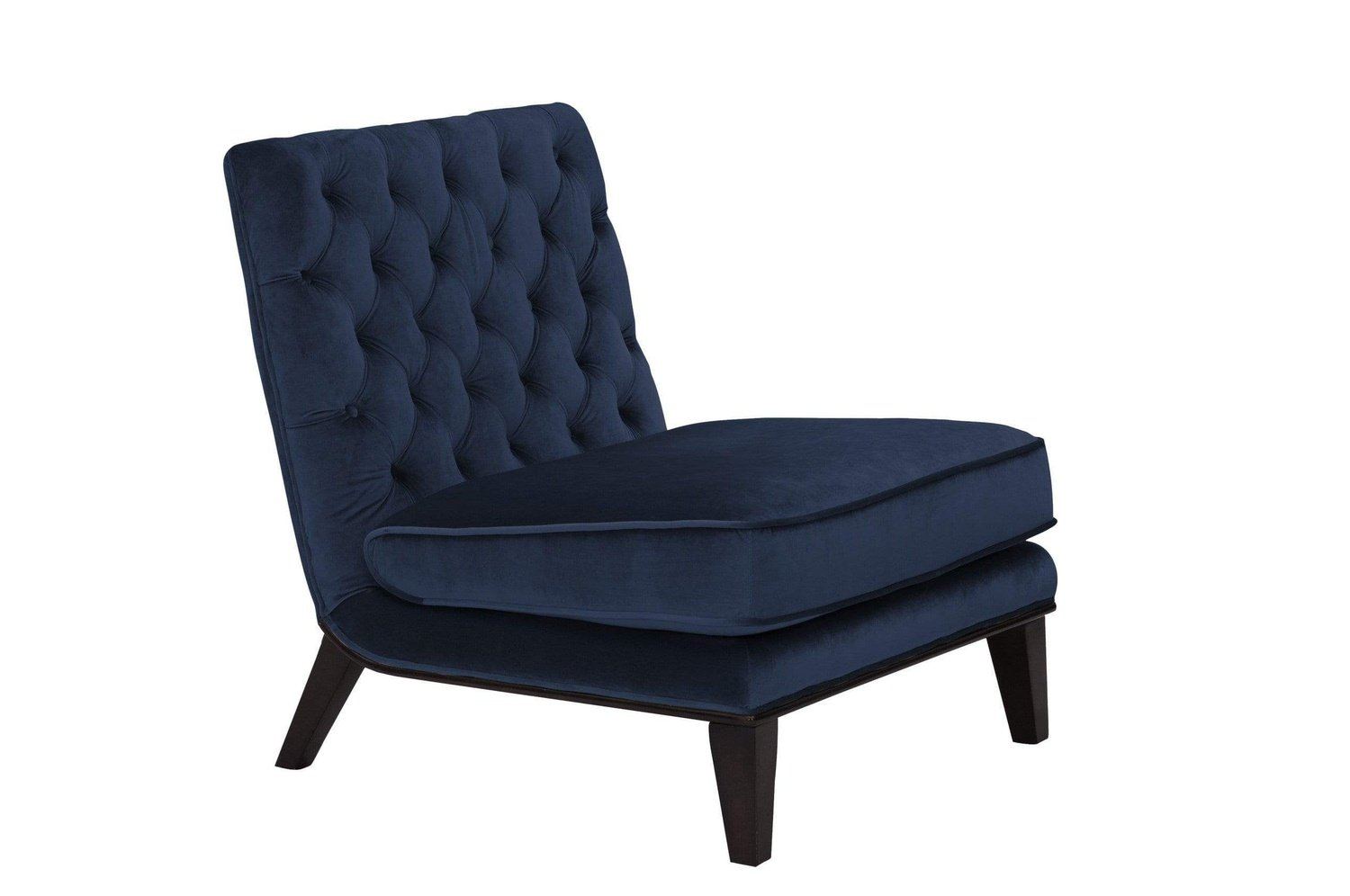 Achilles Tufted Velvet Slipper Accent Club Chair