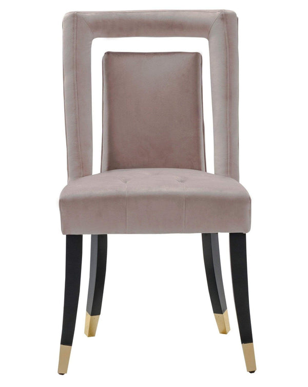 Iconic Home Elsie Velvet Side Dining Chair Set of 2 