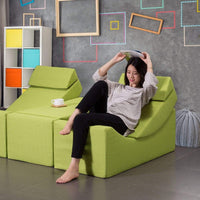 Iconic Home Enzyme Modular Chair Green